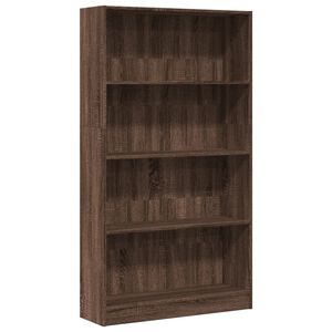 vidaXL Regal za knjige boja hrasta 80x24x143 cm konstruirano drvo