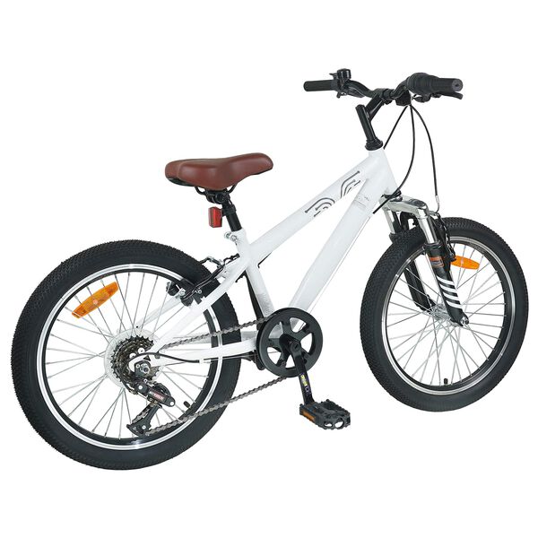 vidaXL Kids Mountain Bike 20 Inča 6-Speed za 5-8 godina Bijelo
