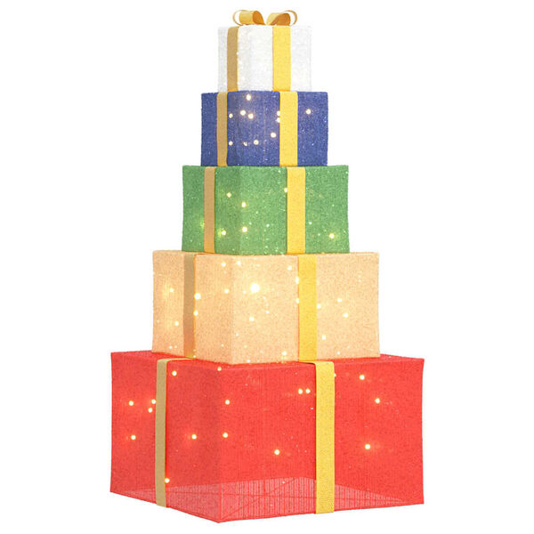 vidaXL Poklon kutija za božićne ukrase 250 LED toplo bijela