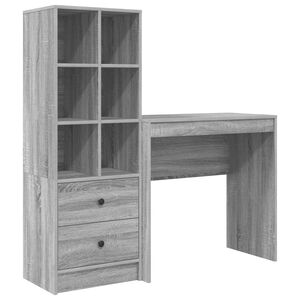 vidaXL Stol Siva Sonoma 125,5 x 40 x 127 cm 2 kom.