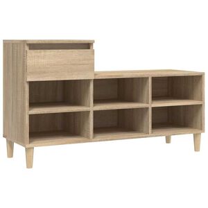 vidaXL Ormarić za cipele boja hrasta 102x36x60 cm konstruirano drvo