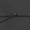 vidaXL Vrtni suncobran Antracit 395 x 395 x 245 cm Poliester i čelik