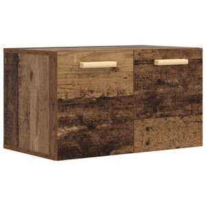 vidaXL Ormar za Zid Staro drvo 60 x 36,5 x 35 cm Konstruirano drvo