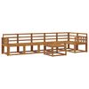 vidaXL Set vanjskih sofa 7 pcs Prirodna Čvrsto drvo akacije
