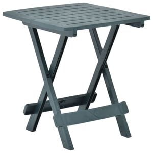 vidaXL Sklopivi vrtni stol zeleni 45 x 43 x 50 cm plastični