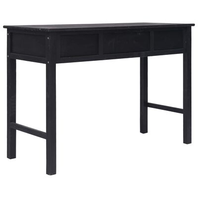 vidaXL Konzolni stol crni 110 x 45 x 76 cm drveni