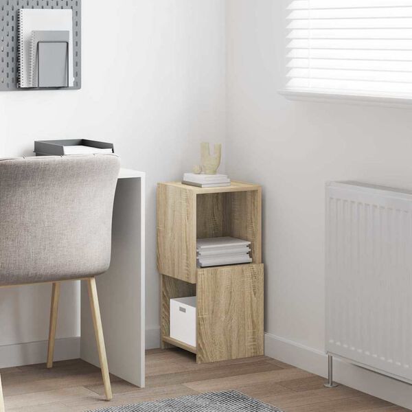 vidaXL Kutni ormarić Sonoma hrast 30,5x30x65cm Konstruirano drvo