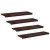 vidaXL Step treads 4 kom. 100 x 30 x 2 cm Tamno smeđa