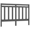 vidaXL Uzglavlje za krevet sivo 141 x 4 x 100 cm od masivne borovine