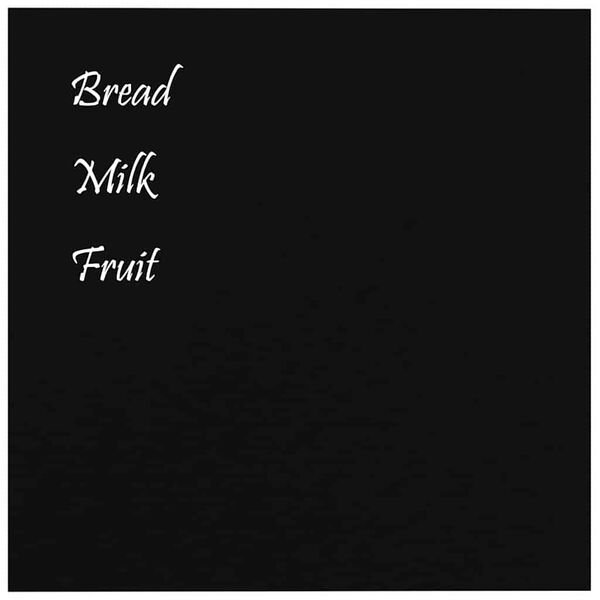 vidaXL Zidna magnetna ploča crna 60 x 60 cm&nbsp; od kaljenog stakla