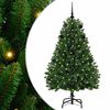 vidaXL Umjetno božićno drvce 150 cm 150 LED lampica Topla bijela