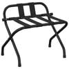 vidaXL Stalak za prtljagu s naslonom crni 56 x 39 x 52 cm