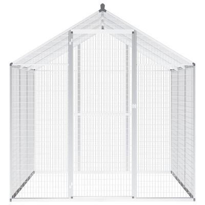 vidaXL Vanjski kavez za ptice od aluminija 183 x 178 x 194 cm