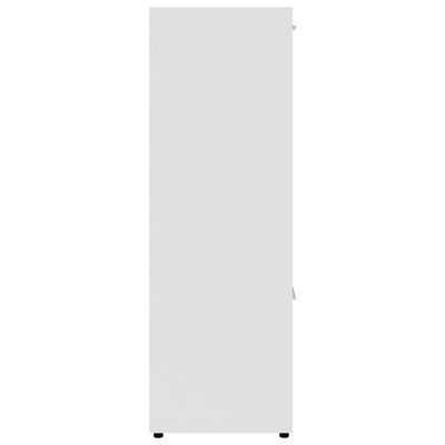 vidaXL Ormarić za knjige bijeli 90 x 30 x 90 cm od konstruiranog drva
