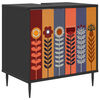 vidaXL Kupaonski ormar ESSEN Crni hrast 60 x 40 x 61 cm