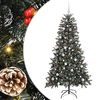 vidaXL Umjetno božićno drvce Zelena 180 cm PVC, Plastika i Čelik
