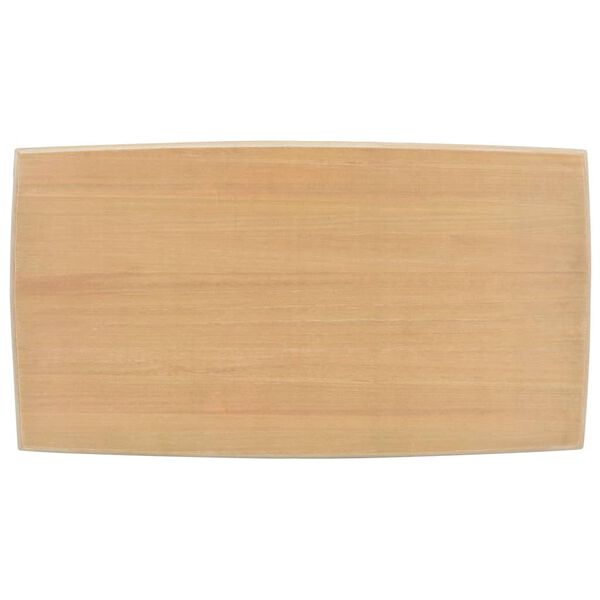 280002 vidaXL Coffee Table Grey and Brown 110x60x40 cm Solid Pine Wood