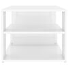 vidaXL Stolić za kavu sjajni bijeli 100x50x40 cm konstruirano drvo