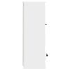 vidaXL Visoka komoda bijela 36 x 35,5 x 103,5 cm od konstruiranog drva