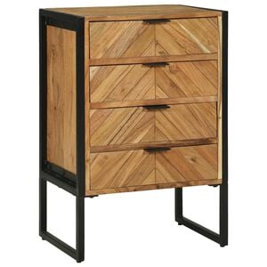 vidaXL Kreveta 50 x 35 x 75 cm Čvrsto drvo akacije
