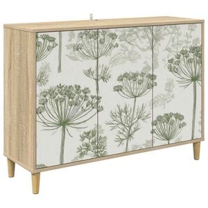 vidaXL Kreveta GOTHA Sonoma 102 x 33 x 75 cm Konstruirano drvo