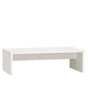 vidaXL Stalak za monitor bijeli 50 x 27 x 15 cm od masivne borovine