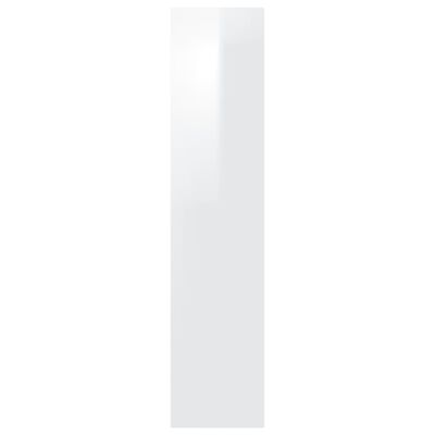 vidaXL Ormarić za knjige / sobna pregrada sjajni bijeli 40x30x135 cm