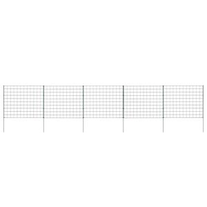 vidaXL Set vrtnih ograda 77,5 x 64 cm zeleni