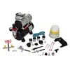 Kompresor Raspršivač Komplet s 3 Pištolja
