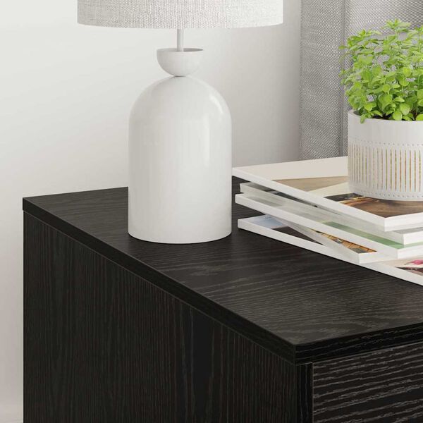 vidaXL Kavez za mačji toalet Crni hrast 47 x 59 x 42 cm