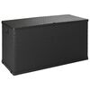 vidaXL Vrtna kutija za pohranu antracit 120 x 56 x 63 cm PP ratan