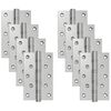 vidaXL &Scaron;arka 8 kom. 130 x 75 x 13 mm Srebrna Čelik