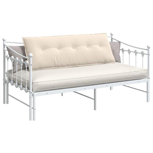 vidaXL Jastuk za leđa Bež 140 x 50 cm Mikrofiber tkanina