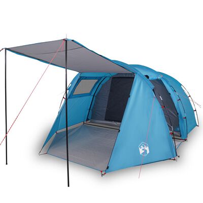 vidaXL Tunelski šator za kampiranje za 4 osobe plavi vodootporni
