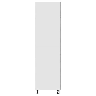 vidaXL Ormarić za hladnjak boja betona 60x57x207 cm konstruirano drvo