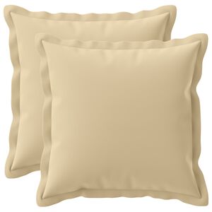 vidaXL Presvlaka za jastuk 2 kom. HOUTEN Bež 30 x 30 cm Poliester