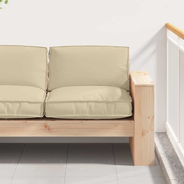 vidaXL Jastuk za sjedalo od paleta Bež 80 x 80 x 12 cm Oxford tkanina