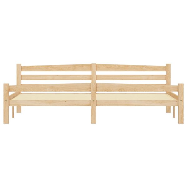 vidaXL Okvir za krevet s 4 ladice 200 x 200 cm od masivne borovine