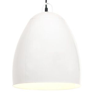 vidaXL Industrijska viseća svjetiljka 25 W bijela okrugla 42 cm E27