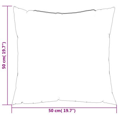 vidaXL Ukrasni jastuci 4 kom plavo-bijeli prugasti 50x50 cm od tkanine
