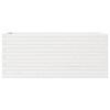 vidaXL Vrtna sadilica bijela 110x40x46 cm od masivne borovine