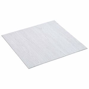 vidaXL Samoljepljive Pločice za Pod 30,5 x 30,5 cm 20 pcs PVC Bijela