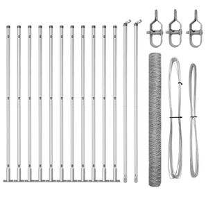 vidaXL Stup za ogradu Srebrna