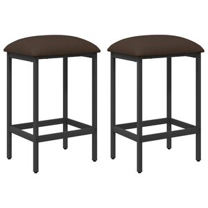 vidaXL Barska stolica 2 kom. Sivosmeđa 40 x 32 x 64 cm