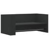 vidaXL Zidna polica crna 70,5 x 35 x 30,5 cm od konstruiranog drva
