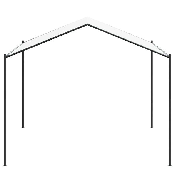 vidaXL Gazebo Bijeli 4 x 4 x 2,6 m Čelik i poliester