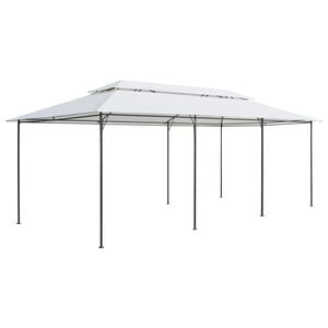 vidaXL Sjenica 600 x 298 x 270 cm bijela 180 g/m&sup2;
