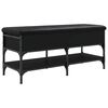 vidaXL Klupa za cipele crna 102 x 42 x 45 cm od konstruiranog drva