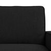 vidaXL Sofa 2 pcs Crna 182 x 80 x 82 cm tkanina
