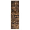 vidaXL Highboard Dimljeni hrast 40 x 41 x 135 cm Konstruirano drvo